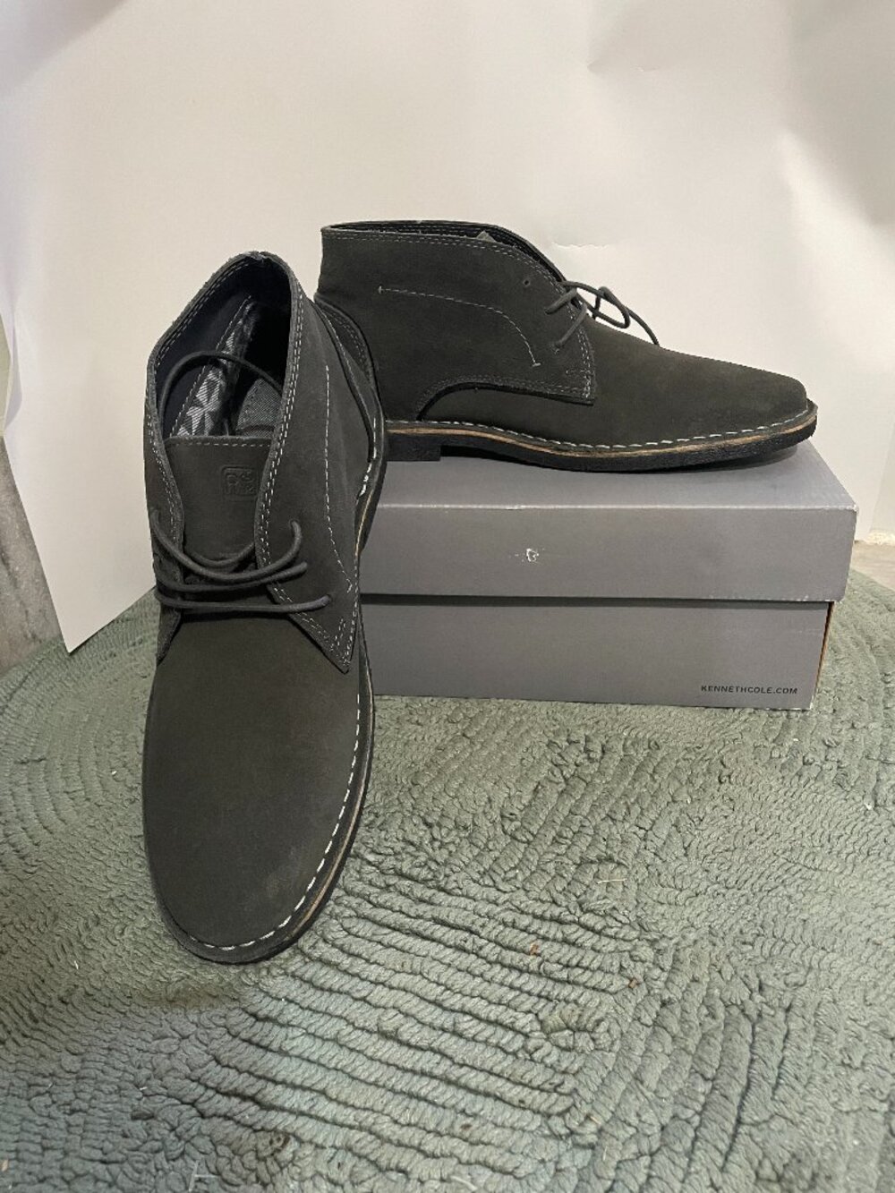 Kenneth Cole-Reaction Passage Boot Chukka Dark Grey Men 7.5 NEW
